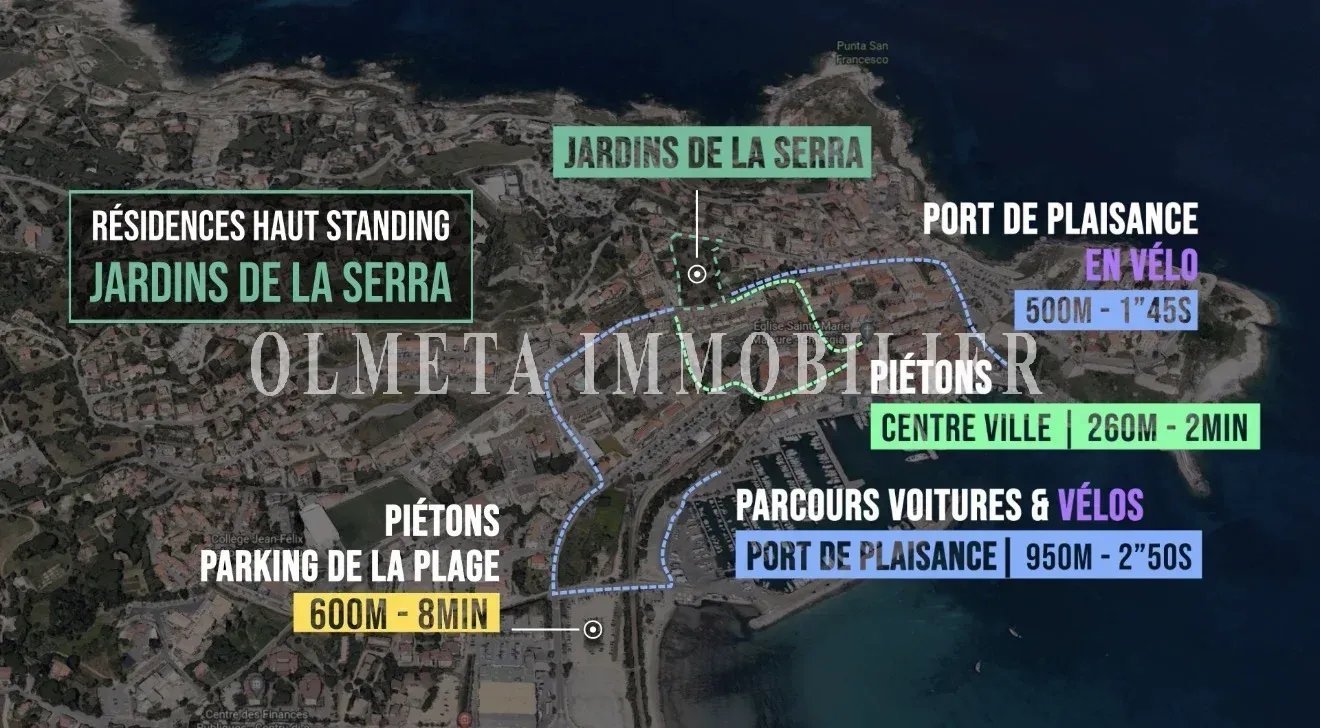 Résidence « Jardins-de-la-Serra » 2 Pièces Balcon et Parking